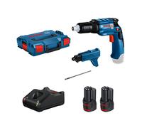 Visseuse placo GTB 12V-11 + chargeur GMA 55 + 2 batteries 12V 3 Ah + 1 chargeur GAL 12V-40 BOSCH
