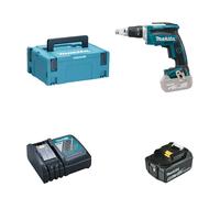 Visseuse plaque de plâtre DFS452ZJ + 1 batterie BL1850B 18V 5 Ah + 1 chargeur rapide DC18RC MAKITA