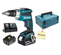 VISSEUSE PLAQUE DE PLÂTRE MAKITA SANS FIL 18 V 2 BATTERIES 5 AH CHARGEUR COFFRET MAK PAC- DFS251RTJ