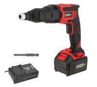 Visseuse plaque de plâtre sans fil 18V - Eclairage LED - Pose précise - Poignée antidérapante - Batterie 4Ah et chargeur 4A