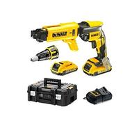 Visseuse plaquiste 18V + 2 batteries 2Ah + chargeur + coffret TSTAK - - DCF620D2K-QW