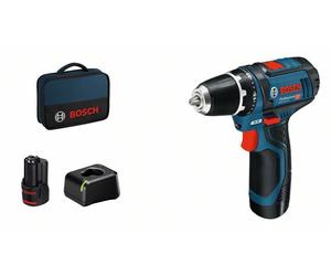 Visseuse sans fil 12V GSR 12V-15 - BOSCH - avec 1 batterie 12V 2Ah - chargeur - housse - 060186810F