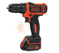 Black & Decker Visseuse sans fil BDCDD12K1B 10,8V 2 batteries 1,5 Ah – Coffret