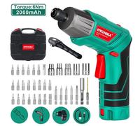 Visseuse sans fil - HYCHIKA - 3.6V - 6Nm - 2.0Ah - 36 accessoires inclus