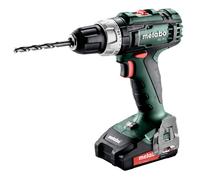 Metabo Perceuse-visseuse sans fil BS 18 L 18V 2x2Ah + chargeur + coffret metaBOX 602321500 G