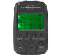 Vissico VC-818TX E TTL Flash Trigger Wireless 2,4 g émetteur sans fil support maximal pour la synchronisation à grande vitesse 1/8000S supporte 8 canaux 30ID