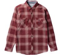 Vissla - Chemise en polaire - Eco-Zy LS Polar Flannel Fired Brick pour Homme - Taille M - Rouge Rouge M