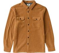 Vissla - Chemise épaisse - Looper Terry Eco LS Shirt Rubber pour Homme - Taille S - Marron Marron S