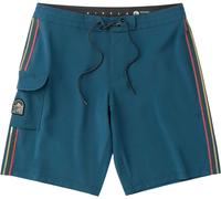 Vissla - Short de bain stretch - Long Sets 21" Boardshort Dark Denim pour Homme - Taille 32 - Bleu Bleu 32