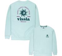 Vissla - Sweat en coton et polyester recy right Ideas Eco Fleece Crewneck Agave pour Homme - Taille XL - Bleu Bleu XL