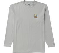 Vissla - T-shirt avec protection solaire UPF 50+ - Pro Comp LS Sun Shirt Storm Grey pour Homme - Taille XL - Gris Gris XL