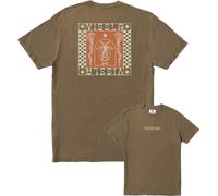 Vissla - T-shirt en polycoton - Serpents Cosmic Wash SS Tee Chocolate pour Homme en Coton - Taille L - Marron Marron L