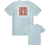 Vissla - T-shirt en polycoton - Serpents Cosmic Wash SS Tee Coastal Blue pour Homme en Coton - Taille XL - Bleu Bleu XL