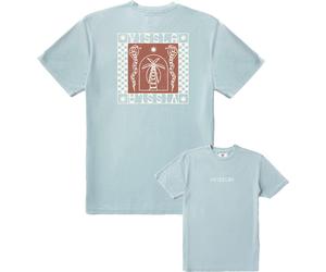 Vissla - T-shirt en polycoton - Serpents Cosmic Wash SS Tee Coastal Blue pour Homme en Coton - Taille XL - Bleu Bleu XL