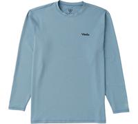 Vissla - T-shirt stretch et léger - Pro Comp LS Sun Shirt Faded Denim pour Homme - Taille M - Bleu Bleu M