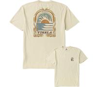 Vissla - T-shirt urbain en coton et polyester avec finition vintage - Canopy Cosmic Wash SS Tee Dune pour Homme - Taille L - Beige Beige L