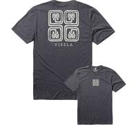 Vissla - T-shirt urbain léger et sans manches - Lost Coast Comp Lite Eco Drirelease SS Tee Black Heather pour Homme - Taille XL - Noir Noir XL