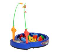 Visspel Deluxe met geluid en 2 werphengels in doos TOY NEUF