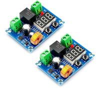 VISSQH 2 Pièces Module de surveillance de batterie DC 12V-36V Module de déconnexion Basse Tension Batterie avec Protection contre la décharge excessive, arrêt automatique