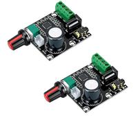 VISSQH 2 Pièces PAM8610 numérique carte amplificateur 15W + 15W Double canal PAM8610 Module d'amplificateur DC 12V Amplificateur Audio
