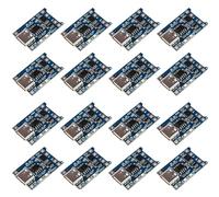 VISSQH 20 pcs 18650 Module de Chargeur de Batterie au Lithium,Interface d'entrée de Type-c USB 5V 1A Module de Batterie au Lithium avec Double Fonction de Protection
