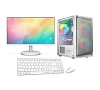 VIST Gaming Core i5 12400F - RAM 16Go - RTX 4060 - SSD 1To M.2 - WIFI - LCD 24 - Windows 11 Pro White