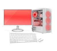 VIST Gaming Core i5 12400F - RAM 32Go - RTX 4060 - SSD 1To M.2 - WIFI - LCD 24 - Windows 11 Pro White