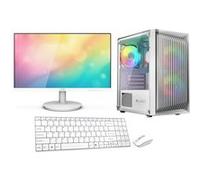 VIST Gaming Ryzen 7 5700G - RAM 16Go - SSD 500Go M.2 - WIFI - LCD 24 - Windows 11 Pro Blanc G