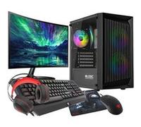 VIST Kit Gaming Ryzen 5 - RAM 32Go - RTX 3050 - SSD 1To M.2 - WIFI - LCD 24 - Windows 11 Pro Noir G