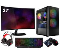 VIST PC Gaming Ryzen 7 5700G - RAM 16Go - RX VEGA8 - SSD 500Go M.2 - WIFI - LCD 27 - Windows 11 Pro