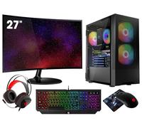 VIST PC Gaming Ryzen 7 5700G - RAM 32Go - RX VEGA8 - SSD 1To M.2 - WIFI - LCD 27 - Windows 11 Pro