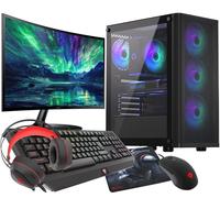 VIST PC Gaming Ryzen 7 5700X - RAM 16Go - RTX 5060 - SSD 1To M.2 - WIFI - 27" - W11