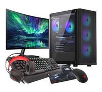 VIST PC Gaming Ryzen 7 5700X - RAM 16Go - RTX 5060 - SSD 500Go M.2 - WIFI - 27" - W11 Noir