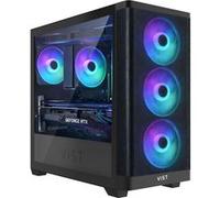 VIST PC Gaming Ryzen 7 5700X - RAM 16Go - RTX 5060 - SSD 500Go M.2 - WIFI - Windows 11 Pro Noir