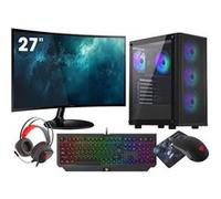 VIST PC Gaming Ryzen 7 5700X - RAM 32Go - RTX 4060 - SSD 1To M.2 - WIFI - 27 - W11 Noir G