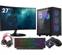 VIST PC Gaming Ryzen 7 7700 - RAM 32Go - RTX 5060 - SSD 1To M.2 - LCD 27 - W11 Pro