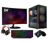 VIST PC Gaming Ryzen 7 Pro 4750G - RAM 16Go - RX VEGA8 - SSD 1To M.2 - LCD 24 - WIFI - Windows 11 Pro