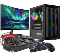 VIST RGB PC Gaming Ryzen 5 3600 - RAM 32Go - RX 7600 - SSD 1To M.2 - WiFi - 24" - W11