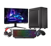 VIST SOLID PC Gaming Ryzen 5 8600G AI - RAM 16Go - AMD Radeon 760M - SSD 1 To - WIFI - LCD 24 180Hz - Windows 10 Pro