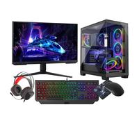 PC gaming VIST Stellar Ryzen 7 5700X 32 Go DDR4 RTX 5060 1 To NVMe 24 180Hz Noir