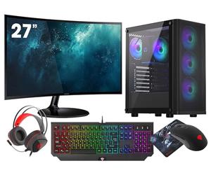 VIST VENTUM PC Gaming Ryzen 9 5950X - RAM 32Go - RTX 5060 - SSD 1To M.2 - WiFi - 27" - Windows 11 Pro