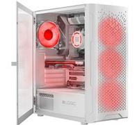 VIST White PC Gaming Ryzen 7 5700X - RAM 32Go - RTX 5050 - SSD 1To M.2 - WIFI - Windows 11 Pro Blanc