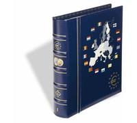 Vista Album Numismatique Euros Volume 1 Pour 12 Jeux De Pièces, Avec Étui De Protection,Bl
