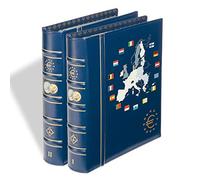 Vista Album numismatique Euros volumes 1 et 2 des Anciens et des Nouveaux paysavec étui