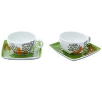 Vista Alegre Beatriz Lamanna Alma de Lisboa Lot de 2 tasses à thé et soucoupes