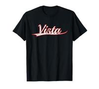 Vista California San Diego Vintage Varsity Distressed T-Shirt