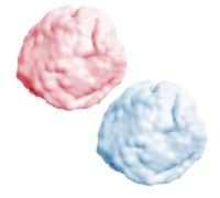 Vistnale Balles Anti-Stress, balles Anti-Stress pour Enfants, 2 Boules de Raisin modelables, 2, 4 Pouces, Jouets à Presser en soulagement pour Cadeaux de fête, Style 1