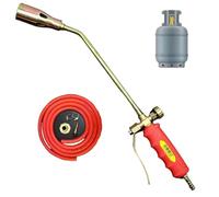 Vistnale Brûleur de Mauvaises Herbes au Propane, Torche à Mauvaises Herbes Portable, brûleur au Propane avec Tuyau de 2 m et poignée antidérapante pour Jardin, Bois, Glace, Neige, Route