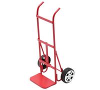Vistnale Chariot à Main pour Maison de poupée, échelle 1:12, Accessoires de Maison poupée, Miniatures en Fer, décor réaliste Artificiel pour scène Bricolage, Rouge |Mini Chariot