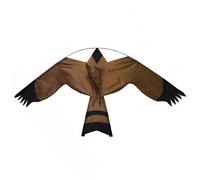 Vistnale Effaroucheurs d'oiseaux pour Jardins|Cerfs-Volants Volants Cerf-Volant réaliste Grand effaroucheur d'oiseaux avec Poteau pour Jardin, Ferme et Usage Domestique, Marron, 49 x 24 Pouces